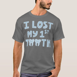 T-shirt J'ai perdu ma 1ère denture mignonne Typographie De