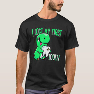 T-shirt J'Ai Perdu Mes Premières Dents Dinosaures Dents Fa