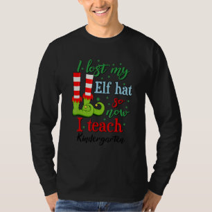 T-shirt J'Ai Perdu Mon Casquette Elfe Alors Maintenant J'E