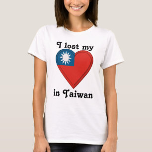T-shirt J'ai perdu mon coeur dans Taïwan