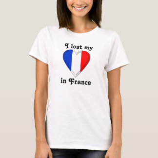 T-shirt J'ai perdu mon coeur en France