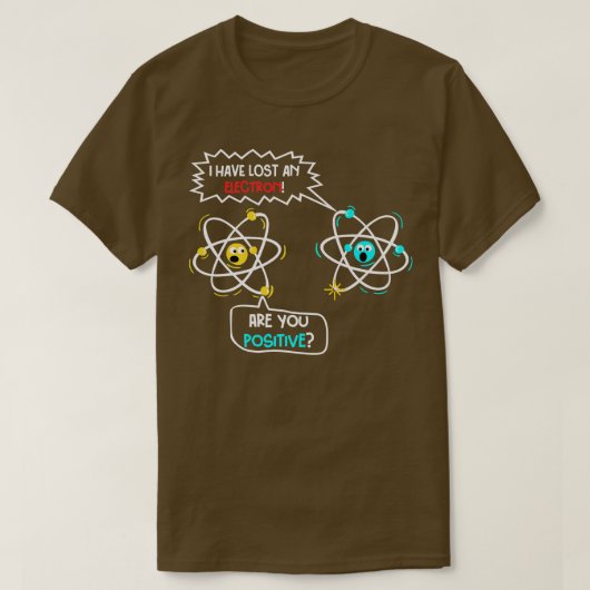 T-shirt J'ai perdu un électron (Design devant)