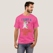 T-shirt J'Ai Perdu Un Pari De Football (Devant entier)