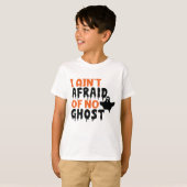 T-shirt J'ai peur d'aucune Halloween fantôme (Devant entier)