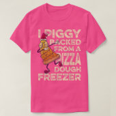 T-shirt J'Ai PiggyBacké De Pizza Dough Freezer C (Design devant)