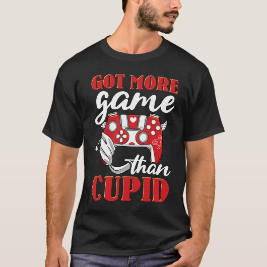 T-shirt J'Ai Plus De Jeu Que De Cupides Valentines Jeu De (Devant)