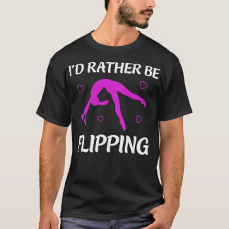 T-shirt J'Ai Plutôt De Faire Flipping Pom-pom girl Girl