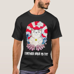T-shirt J'Ai Plutôt Sauvegardé Mon Chat Amis Chat Buddy Ki