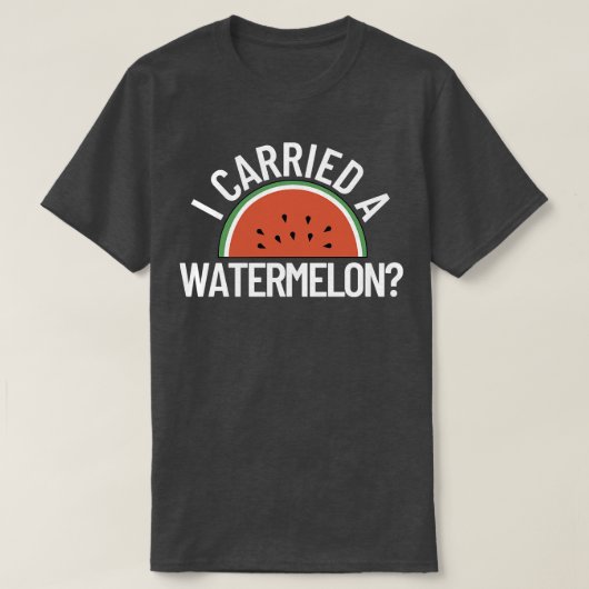 T-shirt J'ai porté une pastèque 1 (Design devant)