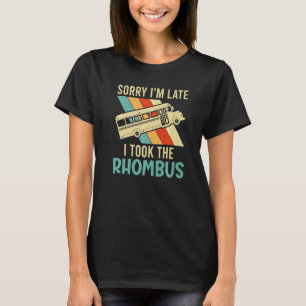 T-shirt J'Ai Pris Le Mathe Rhombus Nerd Pour Les Femmes Ho