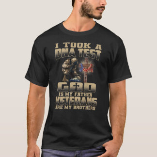 T-shirt J'Ai Pris Un Test D'ADN Dieu Est Mon Père Anciens 