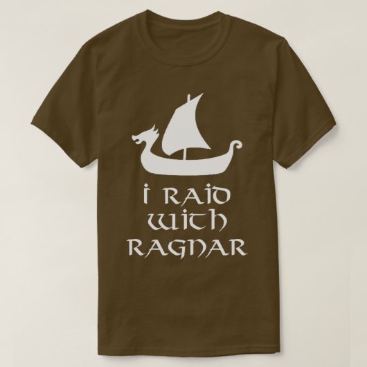 T-shirt J'Ai Raid Avec Ragnar (Design devant)