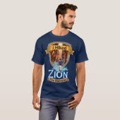 T-shirt J'Ai Randonné Sion Les Étroits Utah River Adventur (Devant entier)