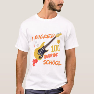 T-shirt J'ai réussi 100 jours de tee-shirt scolaire, chemi