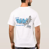 T-shirt J'ai réussi mes poissons avec capitaine Matt (Dos)
