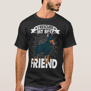 T-shirt J'Ai Secouru Mon Meilleur Ami Adoption Chien Sauve
