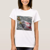 T-shirt J'Ai Servi - Un Vétéran De Combat Irag (Devant)