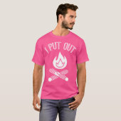 T-shirt J'Ai Sorti Funny Camping-Feu (Devant entier)