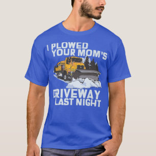 T-shirt J'ai soufflé le souffle de neige sur la route de t