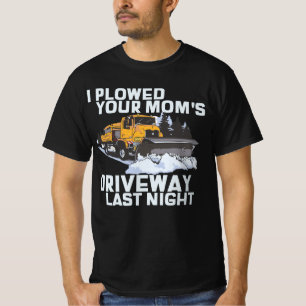 T-shirt J'ai soufflé le souffle de neige sur la route de t
