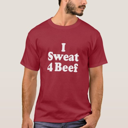 T-shirt J'ai sué le boeuf 4 (Devant)