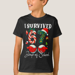 T-shirt J'ai survécu 67 jours d'école Mème drôle Professeu