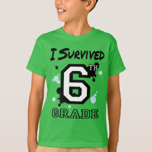 T-shirt J'ai survécu 6e année
