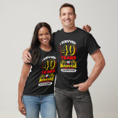 T-shirt J'Ai Survécu À 40 Ans De Mariage - Mariage T Shirt (Unisexe)