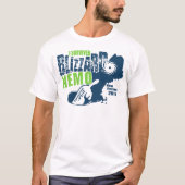 T-shirt J'ai survécu à Blizzard Nemo (Devant)