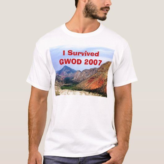 T-shirt J'ai survécu à GWOD 2007 (Devant)