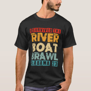 T-shirt J'Ai Survécu À La Bataille De Rivière Alabama Funn