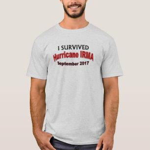 T-shirt J'ai survécu à la chemise 2017 d'IRMA d'ouragan
