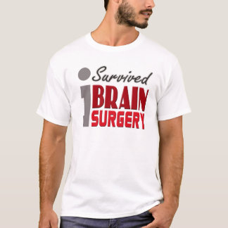T-shirt J'ai survécu à la chemise de chirurgie cérébrale