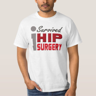 T-shirt J'ai survécu à la chemise de chirurgie de hanche