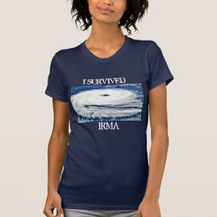 T-SHIRT J'AI SURVÉCU À LA CHEMISE DE L'OURAGAN IRMA