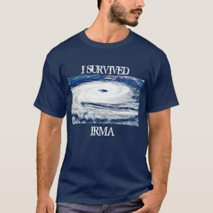 T-SHIRT J'AI SURVÉCU À LA CHEMISE DE L'OURAGAN IRMA