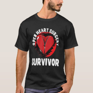 T-shirt J'ai survécu à la chirurgie cardiaque ouverte Atta