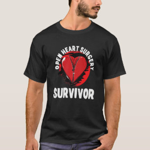 T-shirt J'ai survécu à la chirurgie cardiaque ouverte Atta