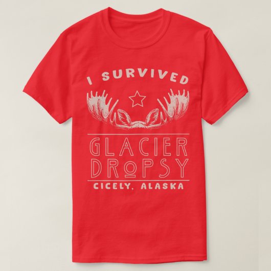 T-shirt J'ai survécu à la dropsie des glaciers à Cicely en (Design devant)