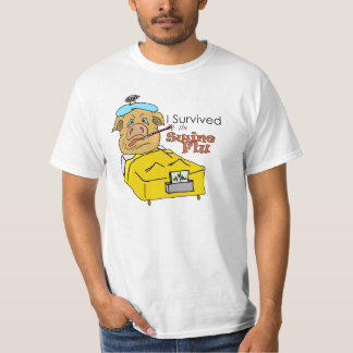 T-shirt J'ai survécu à la grippe de porcs