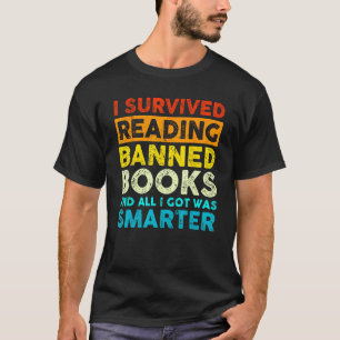 T-shirt J'ai survécu à la lecture de livres interdits et t