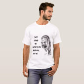 T-shirt J'ai survécu à la pièce en t (Devant entier)