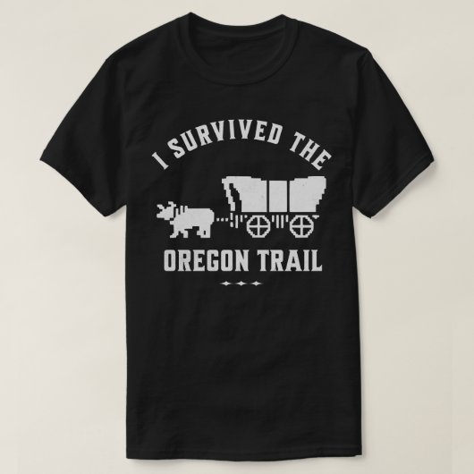 T-shirt J'ai survécu à la piste 1 de l'Oregon (Design devant)