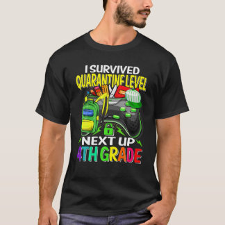 T-shirt J'Ai Survécu À La Quarantaine En 4E Année De Repri