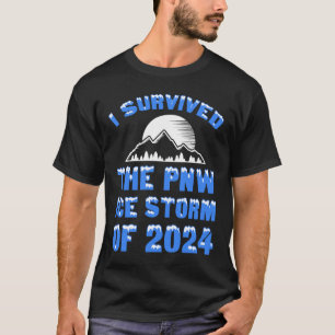 T-shirt J'Ai Survécu À La Tempête De Glace De 2024 De La G