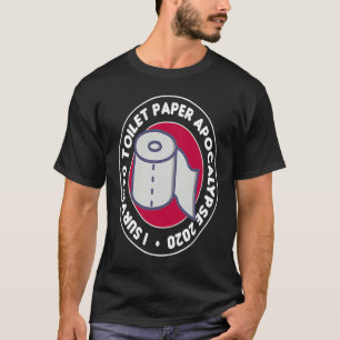 T-shirt J'ai survécu à l'apocalypse 2020 de papier toilett