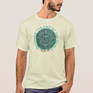 T-shirt J'ai survécu à l'extrémité du monde 12-21-12 T