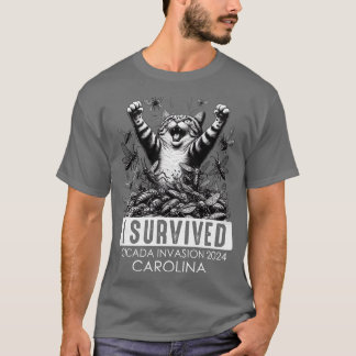 T-shirt J'Ai Survécu À L'Invasion Canadienne 2024 En Polog