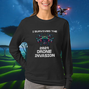 T-shirt J'ai survécu à l'invasion de drones de 2024