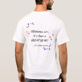 T-shirt J'ai survécu à l'Oklahoma en 2011 ! (Dos)